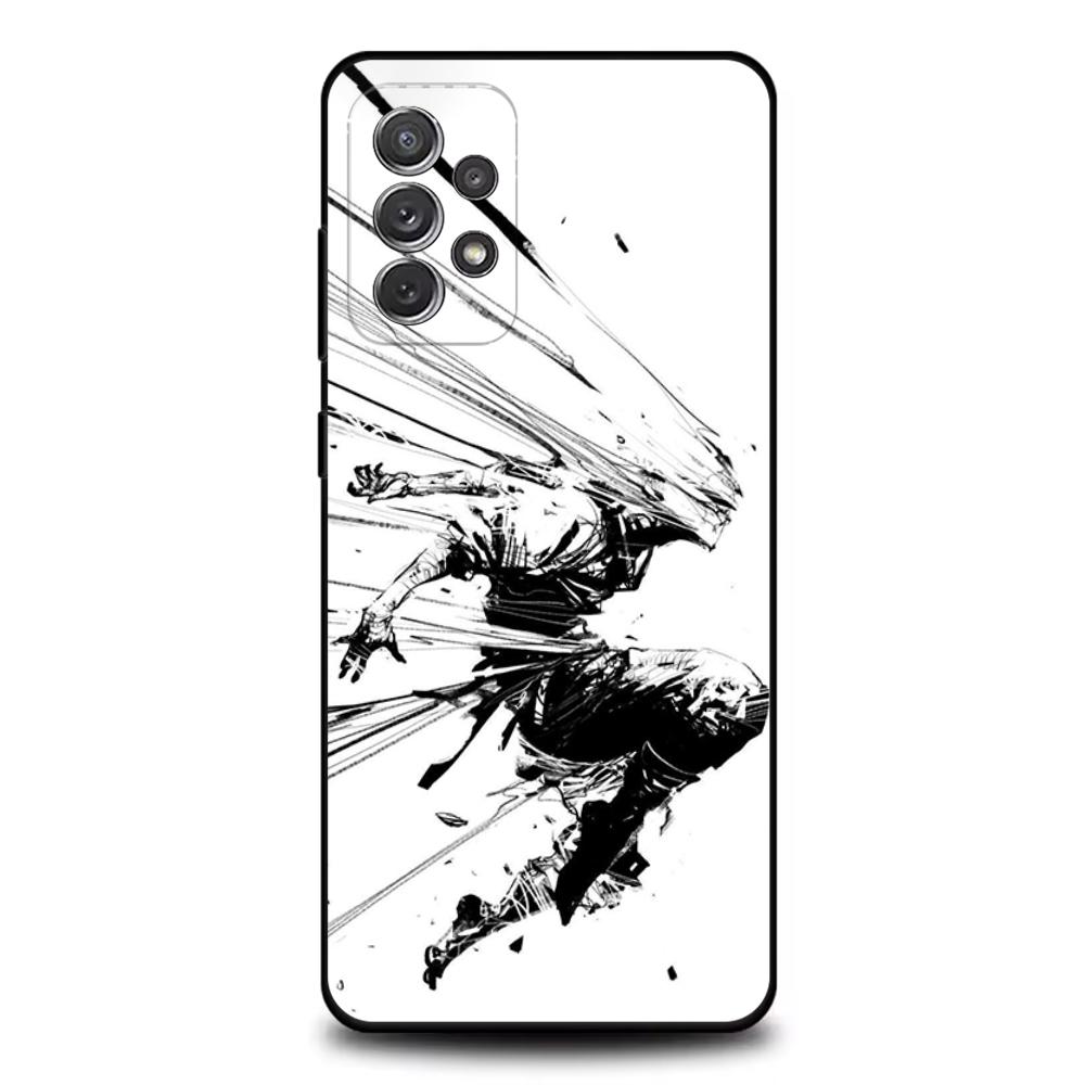 Чехол для телефона Street Art Banksy Graffiti для Samsung S25, S24, S21, S22, S23, S30, Ultra, S20, Plus, Fe, Lite, Note, 10, 9, 5G Черный