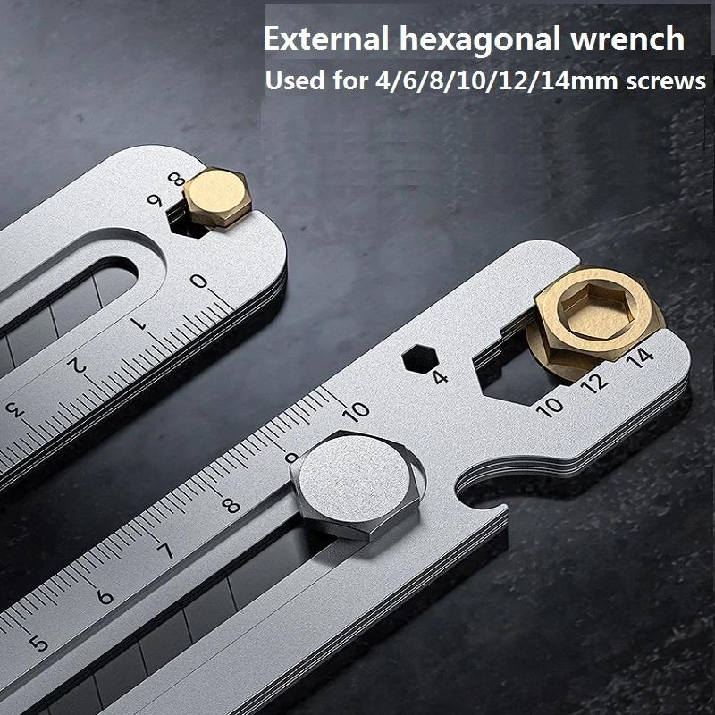 Нож универсальный из нержавеющей стали 9 в 1 многофункциональный отламывающийся промышленный гаечный ключ 18 мм прочный резак для кожаных обоев