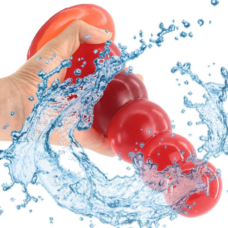 Пять шариков с бусинами для вытягивания Пенис Анальная пробка Пара Веселый секс Счастливая игрушка Мастурбация Оргазм Палочка Продукты для взрослых