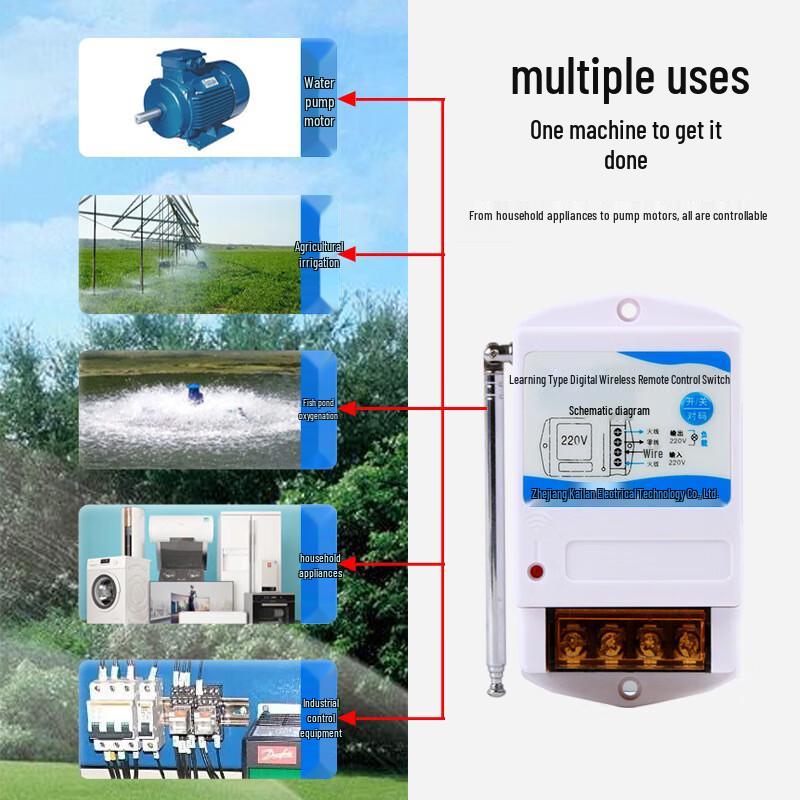 Kailan Smart Remote Control Switch for High-Power Water Pump
