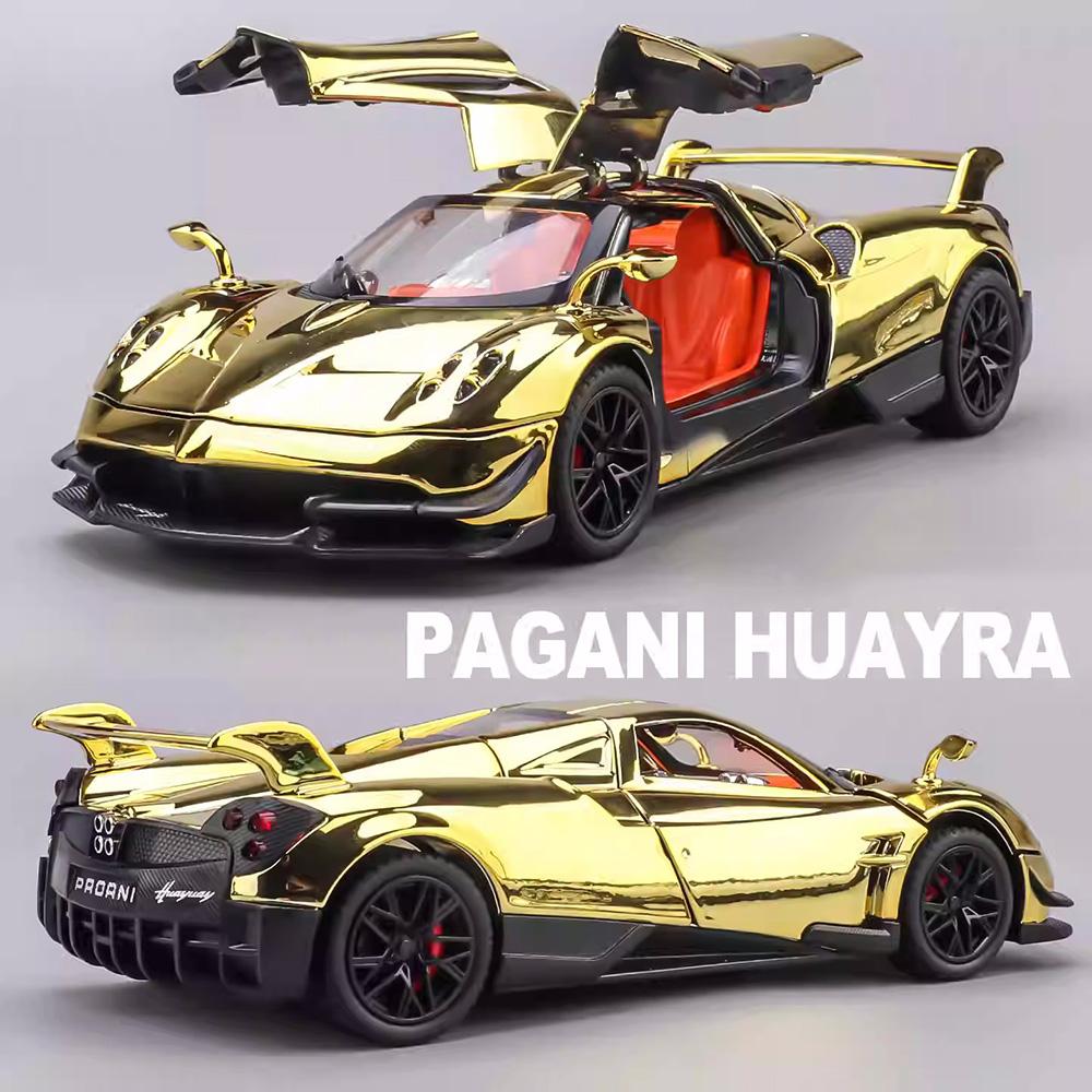 1:24 модели Pagani Huayra BC Challenger SRT Hellcat, Игрушечные машинки, Открывающиеся двери, Машинка с инерционным механизмом для детей, Обучающая развлекательная игрушка