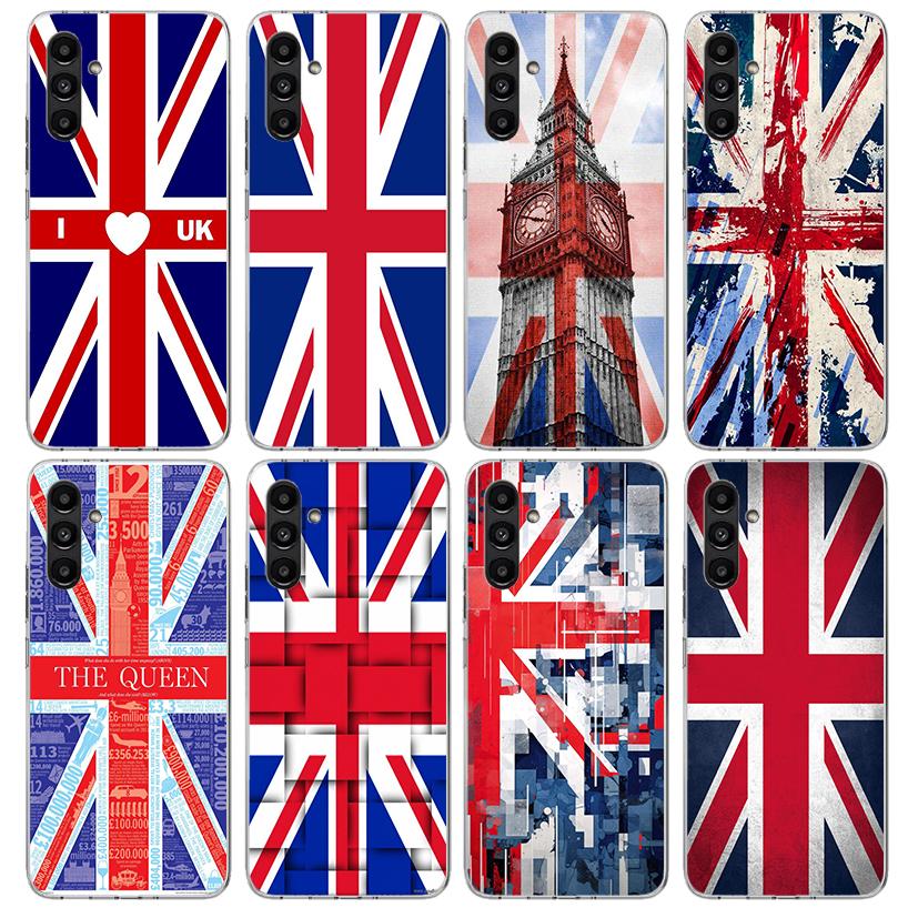 Union Jack England UK Flag Phone Case For Samsung Galaxy A17 A16 A15 A14 A13 A57 A56 A55 A54 A53 A37 A36 A35 A34 A33 A26 A25 A24