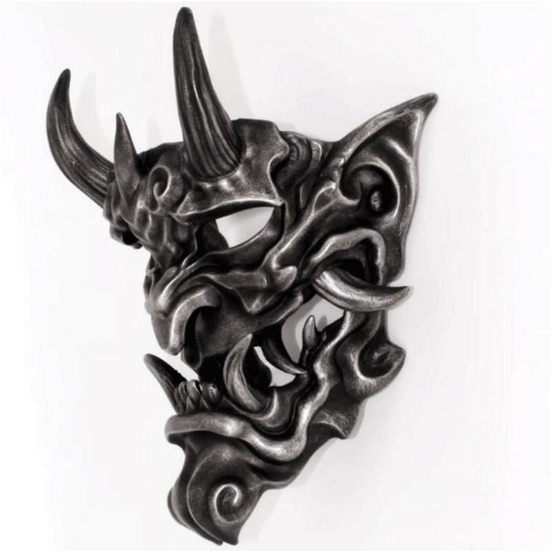 Маска ужаса на Хэллоуин с клыками для костюмированной ролевой игры