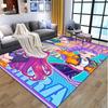 KPop Demon Hunters Pattern Rug, Indoor/Outdoor Mat, for Picnic, Gameroom, Bedroom, Office, Living Room, Home Decor Carpet, Birthday Gift