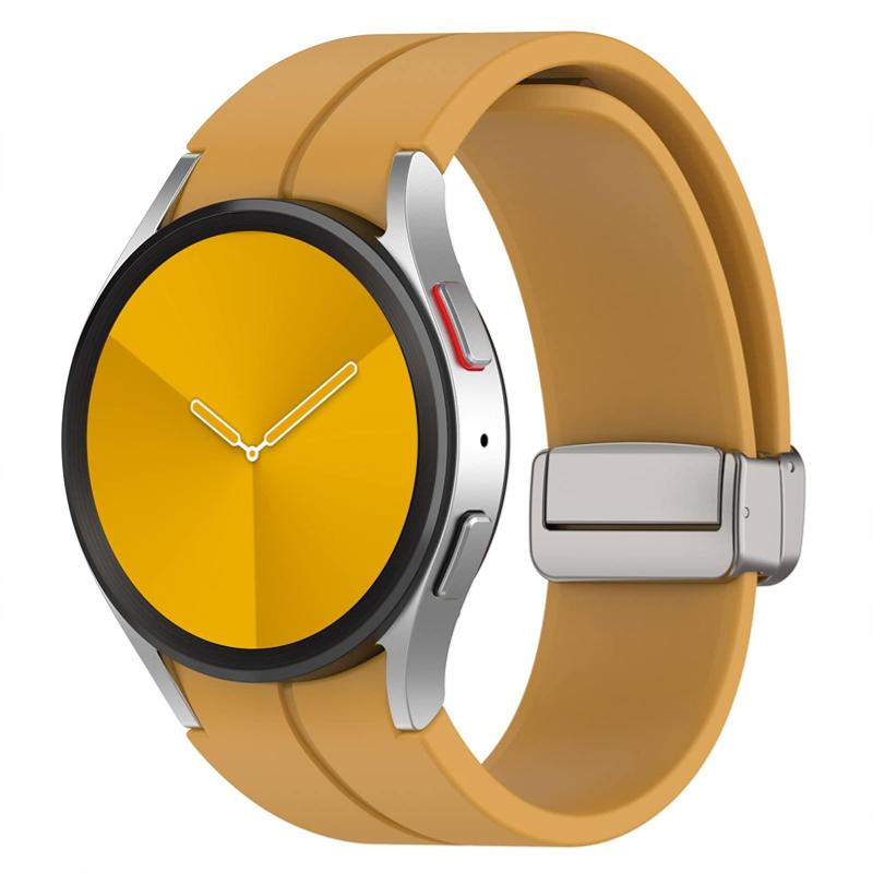 Силиконовый ремешок для Samsung Galaxy Watch 5 Pro 45 мм/7 6 5 4 44/40 мм, браслет без зазоров для Galaxy Watch 6 Classic 47 мм 43 мм