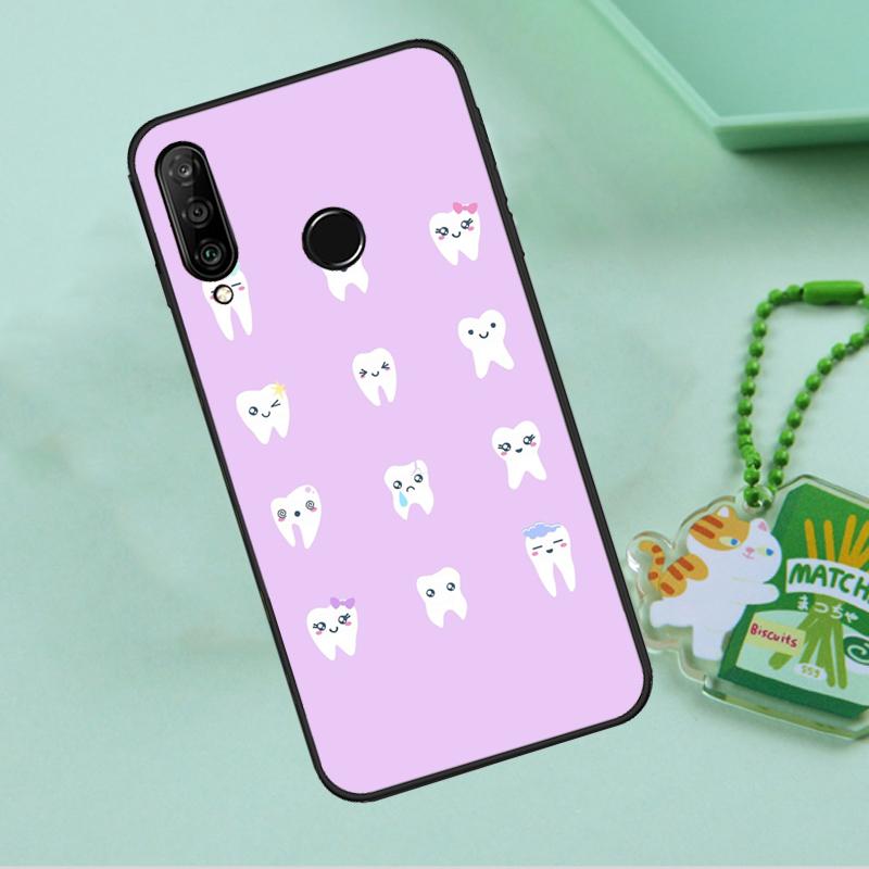 Стоматолог Зуб Для Huawei Nova Y90 Y70 Y60 Y61 Y91 Y72 9 10 SE 12i 12s 11i 5T P60 Pro P20 P30 P40 Lite Чехол