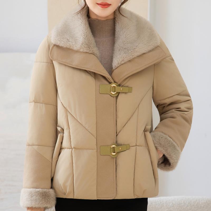 Fashion Winter Woman Parkas Loose Thick Warm Faux Fur Jackets Women's Coats