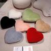 Small Fresh Love Throw Pillow Plush Toy Heart-Shaped Doll Home Living Room Pillow Girls Bag Keychain Pendant