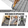 EVA Foam Faux Teak Boat Deck Mat Decking Sheet Yacht Flooring Anti Skid Mat Self Adhesive Vehicle Pad 2400x450x6MM