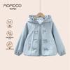Осенняя куртка с капюшоном для девочек MOMOCO