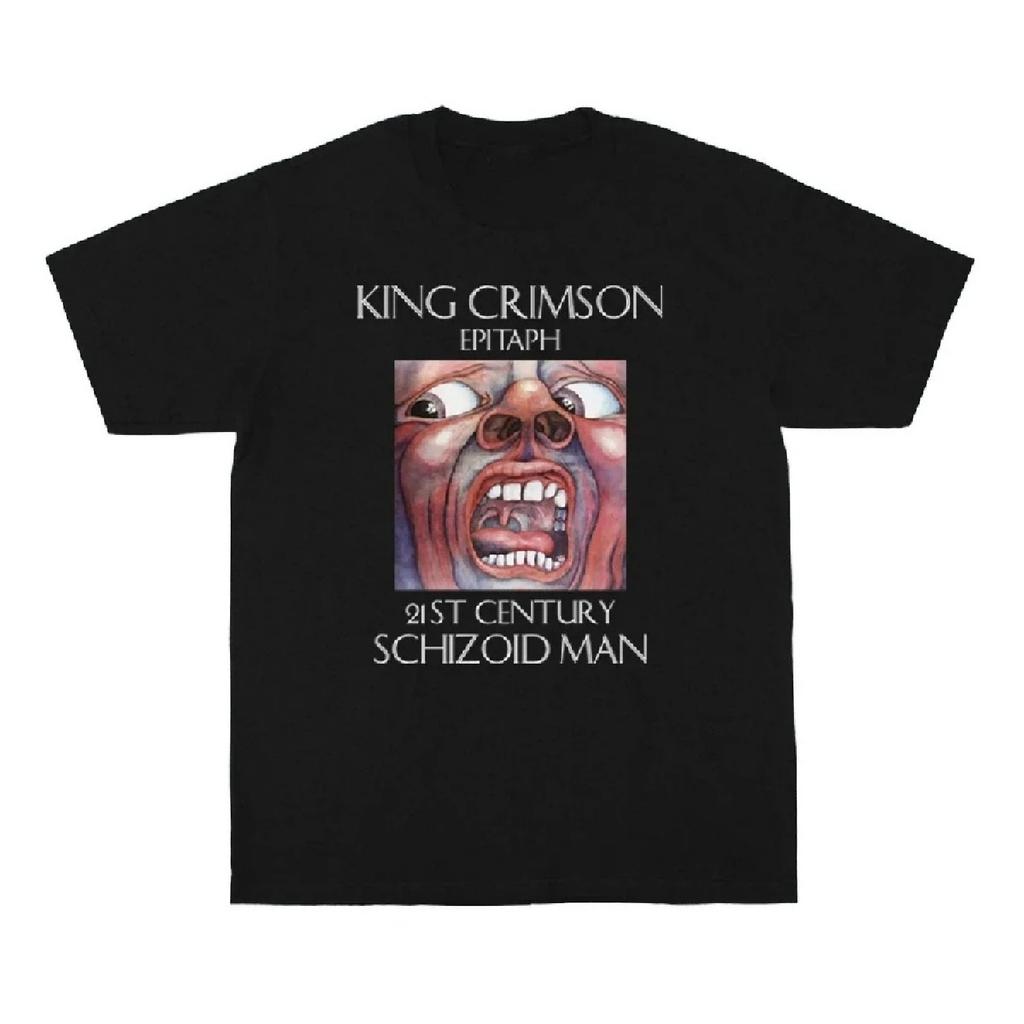Футболка King Crimson Прогрессивный рок Экспериментальный Rush Genesis Yes Женская одежда Футболка с коротким рукавом Летняя футболка Мода Y2K Топ Каваи