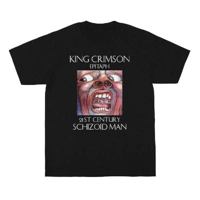 Футболка King Crimson Прогрессивный рок Экспериментальный Rush Genesis Yes Женская одежда Футболка с коротким рукавом Летняя футболка Мода Y2K Топ Каваи