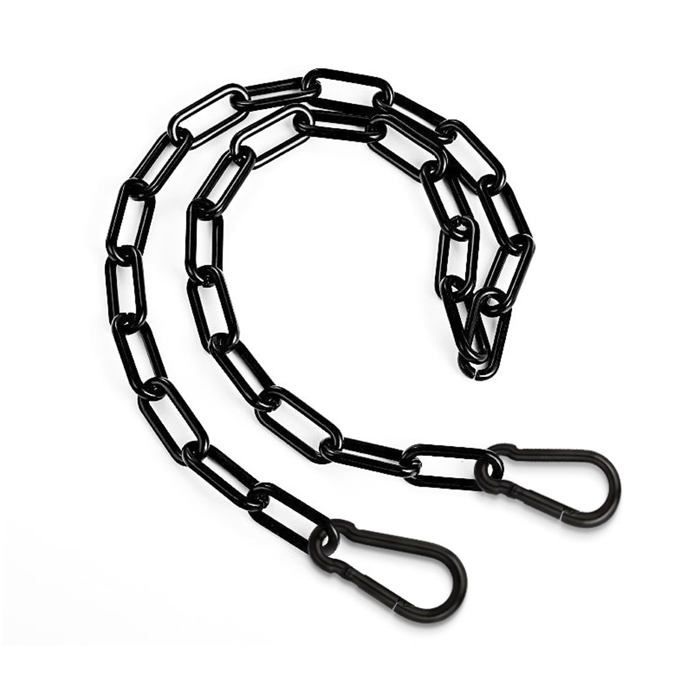 Chaîne antivol pour portail - AIMOONSA - Gate Chain Lock - 100 cm - Acier inoxydable - 2 mousquetons amovibles