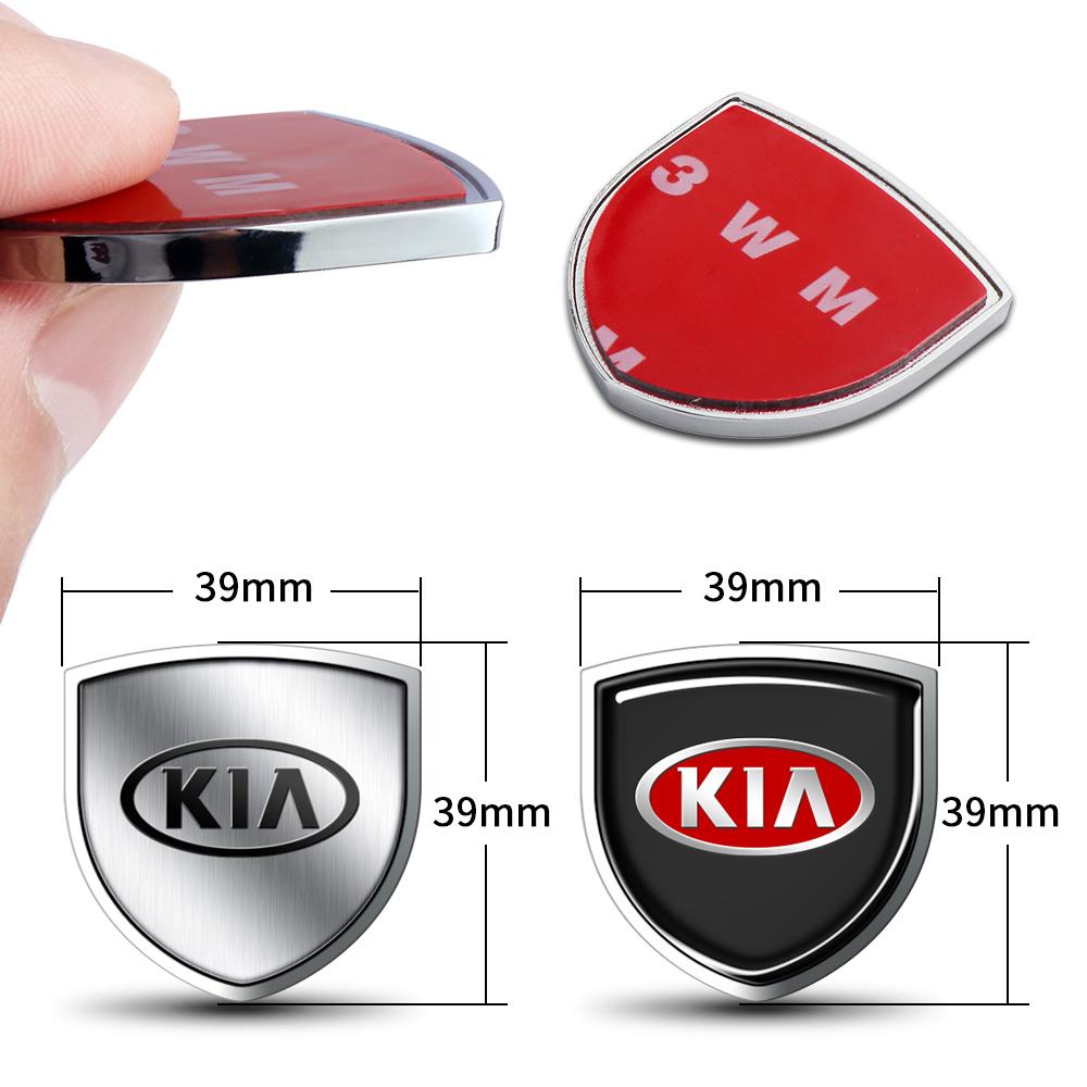2026 Hot Car Sticker Car Styling 3D Metal Emblem Body Trunk Decor Badge Sticker For KIA Sportage Ceed Sorento Cerato Picanto Rio