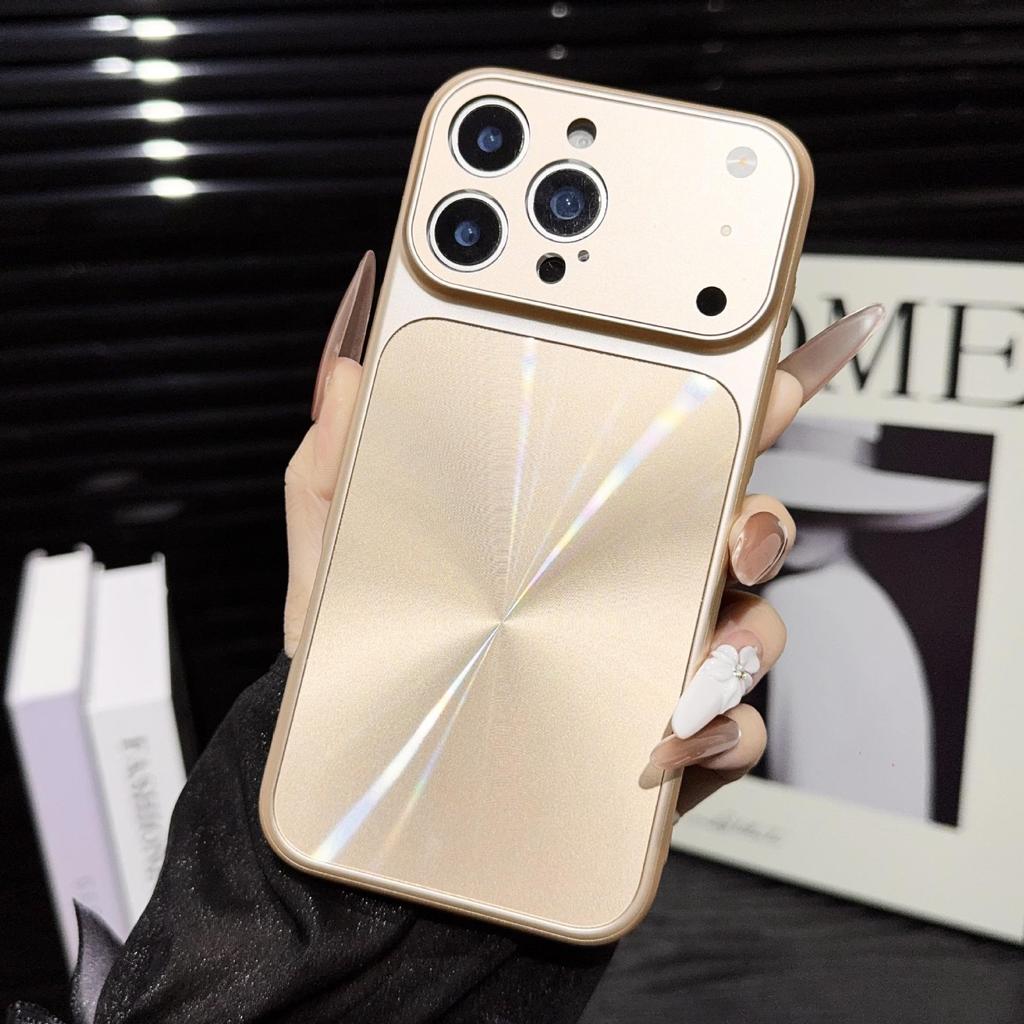 Цветной чехол для телефона с текстурой CD для iPhone 16 ProMax: Точные отверстия, Защита от падений для серии iPhone 14/15/16 Pro