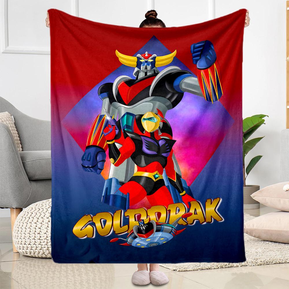 Giant Robot Adventure Blanket Comfortable Perfect for Bed Office Chair Couch Four Seasons Universal Warmthful Decor