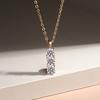 Delicate Zircon Necklace Jewelry Femininity Simple Niche Three Diamond Collarbone Chain