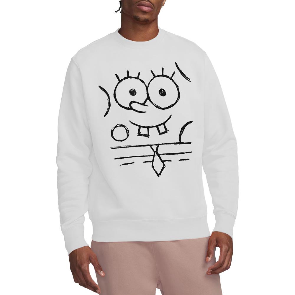 Толстовка унисекс для взрослых SpongeBob SquarePants Sketch Smile