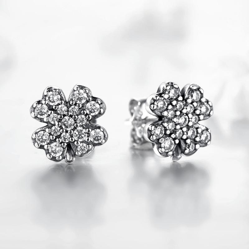 Танциз стерлингового серебра 925 пробы циркон серьги серьги-капли для женщин подарки на свадьбу