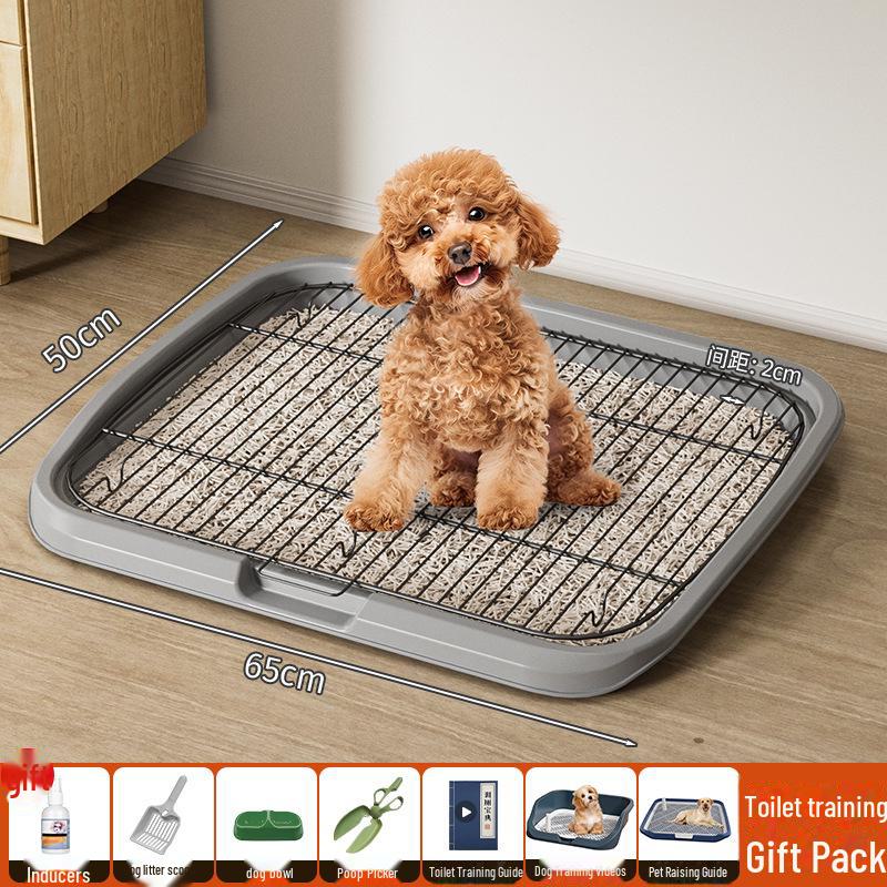 Туалет для домашних собак - чистый табурет-горшок с защитой от наступания для всех размеров