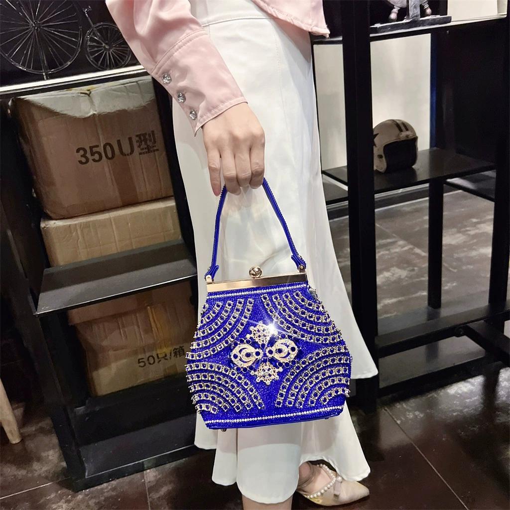 Сумка для ужина, женская сумка через плечо на одно плечо, банкетный комплект с бриллиантами, сумочка