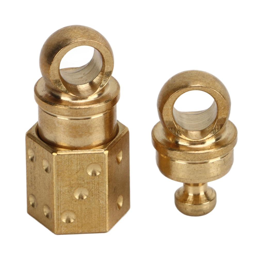 360° Rotation Key Rings Brass Snap Lock Holder Durable Keychain  Outdoor Activities