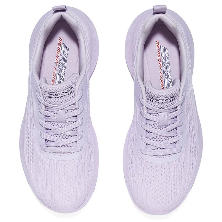 Skechers BOBS INFINITY Fabric Abrasion Resistant Coverage Low top Running Shoes Women's Light Purple (Unisex) Running Shoes 117550 LAV