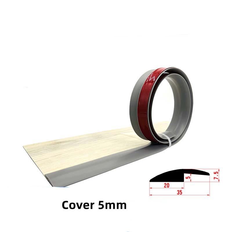 1M Self-adhesive Seam Strip Soft PVC Flooring Threshold Transition Sealing Strips Floor Threshold Anti-collision Seam Edge Trim