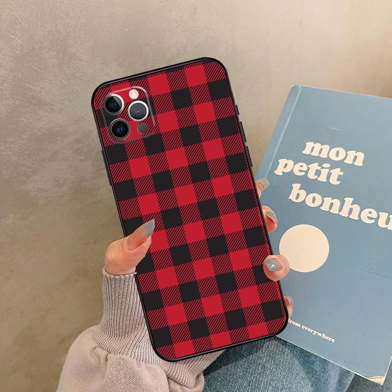 Plaid Pattern Stripes Case For IPhone 18 17 Air 13 16 15 11 12 14 Pro Max 13 mini XR 15 16 Plus 16e Back Cover Shell
