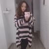 Women Gothic Punk Plus Size Long Sweaters Striped Character Cool Hollow Out Hole Broken Jumpers Pullover Knit Sweater