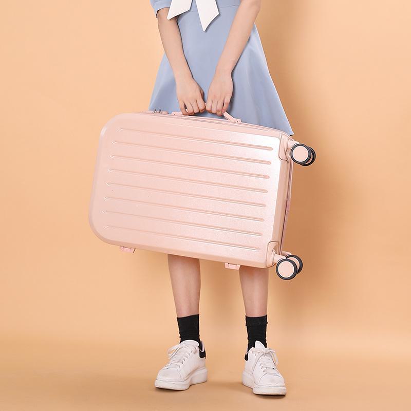 Универсальный чемодан 20"/24": Легкая и ценная сумка на колесиках для студентов с надежным замком с паролем.