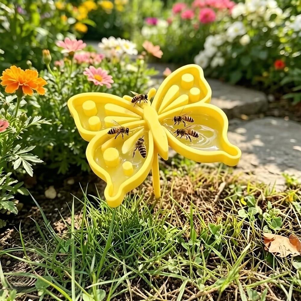 Garden Decoration Bee Butterfly Water Dispenser Plastic Bee Watering Station Party Festivity