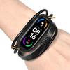 Для Xiaomi Mi Band 7/6/5 NFC Ремешок для часов Плетеный шнур Кожаный браслет