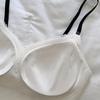 Lace contrasting floral underwear women's small breasts gather and close secondary breasts anti-sagging, no marks, no steel ring bra cover