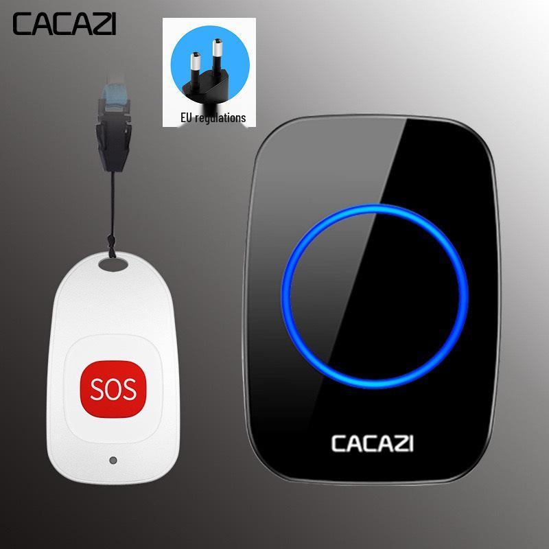 Беспроводная кнопка экстренного вызова дальнего действия для поддержки пожилых людей.