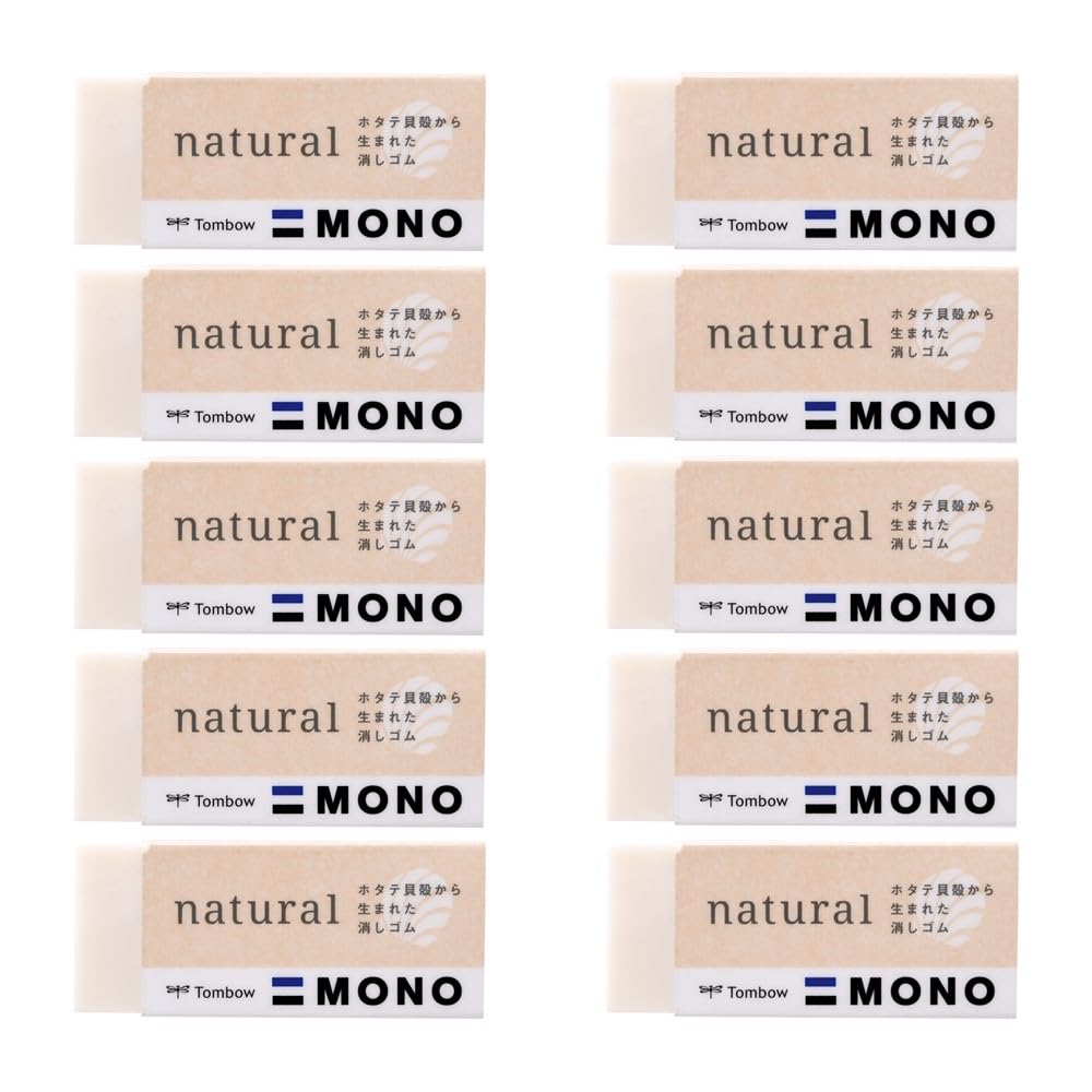 Ластик Tombow Pencil MONO с отметкой о натуральном биоматериале 10 S, Сертифицированный, шт., JCC-091AZ