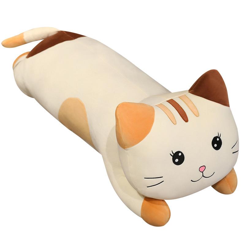 Cute And Soft Cat Throw Pillow Plush Toy Doll Kitten Doll Children'S Company Soothing Doll