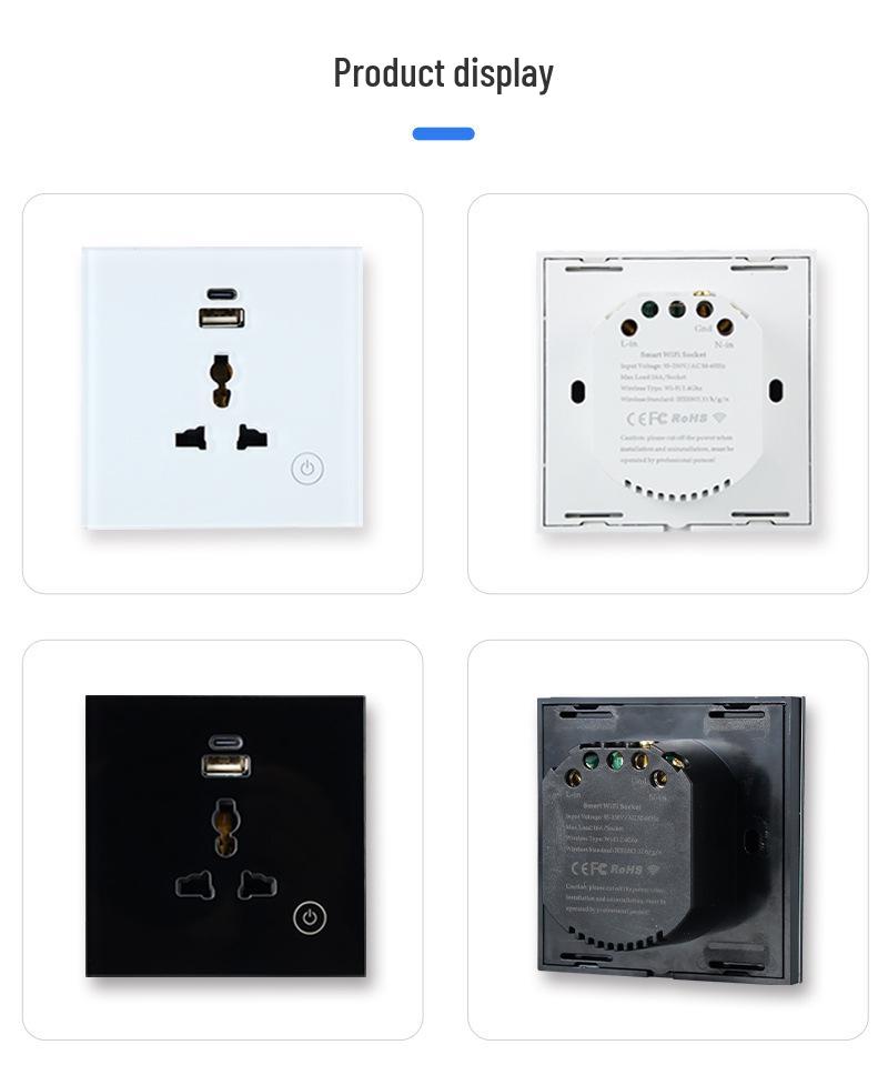 Умная WiFi розетка с управлением через приложение и голосовым помощником Alexa