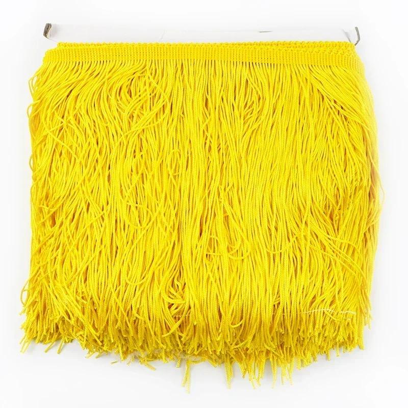 5М Meetee Полиэстеровая бахрома с кисточками 10-30см Кружевная отделка Лента для платья Занавеска Декоративные ленты Бахрома Ткань Швейная фурнитура