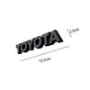 ACH1   3D Rear Trunk Emblem for Toyota RAV4 Corolla Camry Prado GT86 Crown REIZ CHR Avalon Hilux Tacoma Car Logo Car Accessories