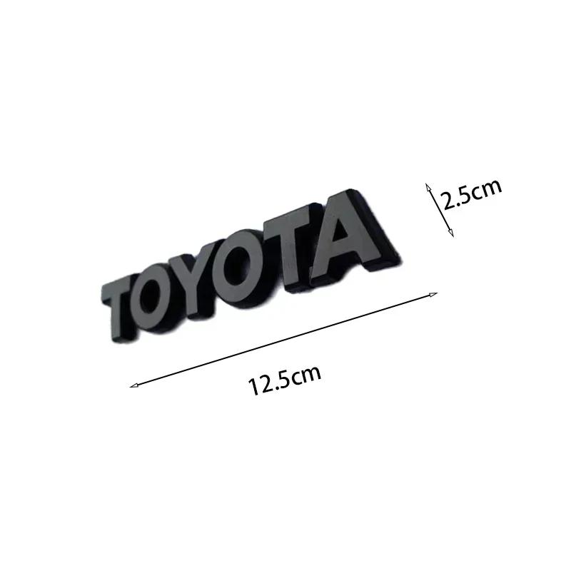 ACH1 3D Rear Trunk Emblem for Toyota RAV4 Corolla Camry Prado GT86 Crown REIZ CHR Avalon Hilux Tacoma Car Logo Car Accessories