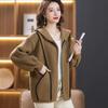 Women's High Quality Autumn Women Soft Warm Hooded Cardigan Sweater Knitwear Zipper Opening Design Knit Coat