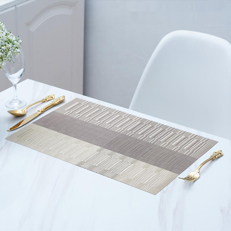 Набор из 4 моющихся салфеток из ПВХ для обеденного стола, нескользящие салфетки, набор кухонных принадлежностей, подставка под стакан, подставка под вино