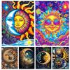 Diamond Painting Sun Moon Cross Stitch Kit Diamond Embroidery Cartoon Mosaic Picture Of Rhinestones Handmade Gift 2024 New