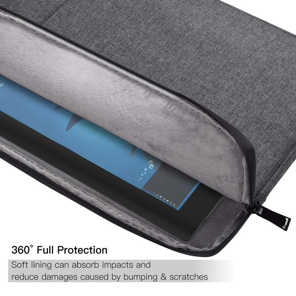 Huion Waterproof Drawing Tablet Sleeve Case for KAMVAS Pro 16, Wacom Cintiq 16, and Intuos Pro Large PTH860 - Carrying Case (Space Gray)