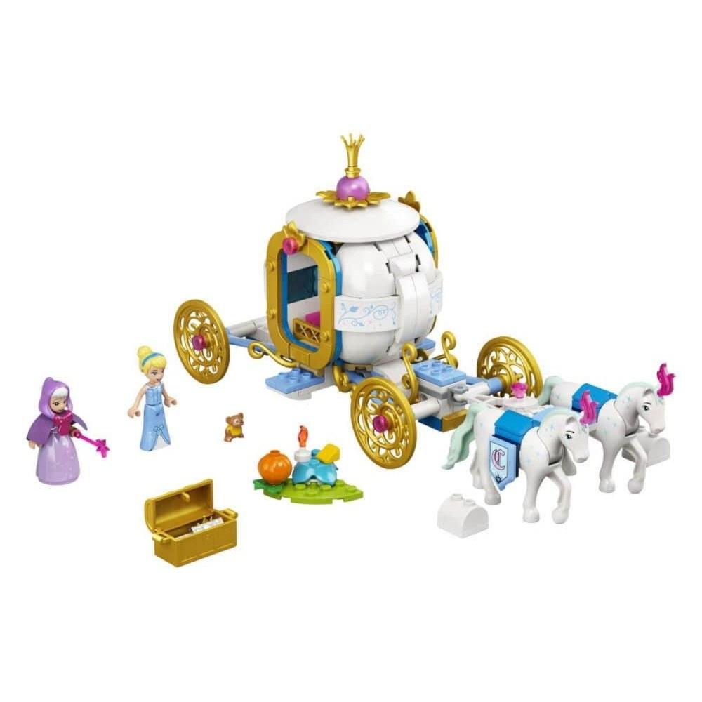 LEGO Disney Princess Cinderella Carriage Toy Building Blocks Gift for Girls Age 6 and Up