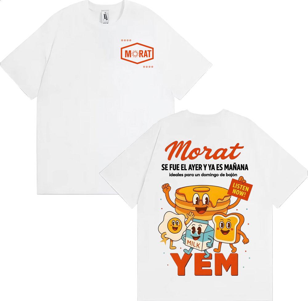 Morat Se Fue El Ayer Y Ya Es Manana Cartoon T Shirts Men Women Clothing Cotton Short Sleeve Tshirt Fashion Cute Vintage T Shirt