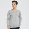 Hengyuanxiang Men's V-Neck Fine Cashmere Sweater