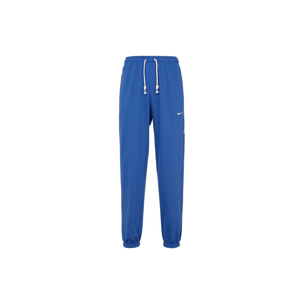 Nike Однотонные трикотажные спортивные штаны с логотипом Jogger, мужские брюки, синие CK6366-480