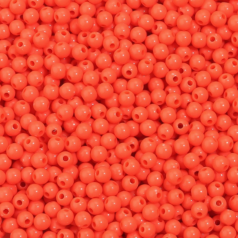 1000pcs/lot 5mm Solid Color Acrylic Round Beads Loose Spacer Mini Seed Bead For Jewelry Making DIY Bracelet Necklace Accessories